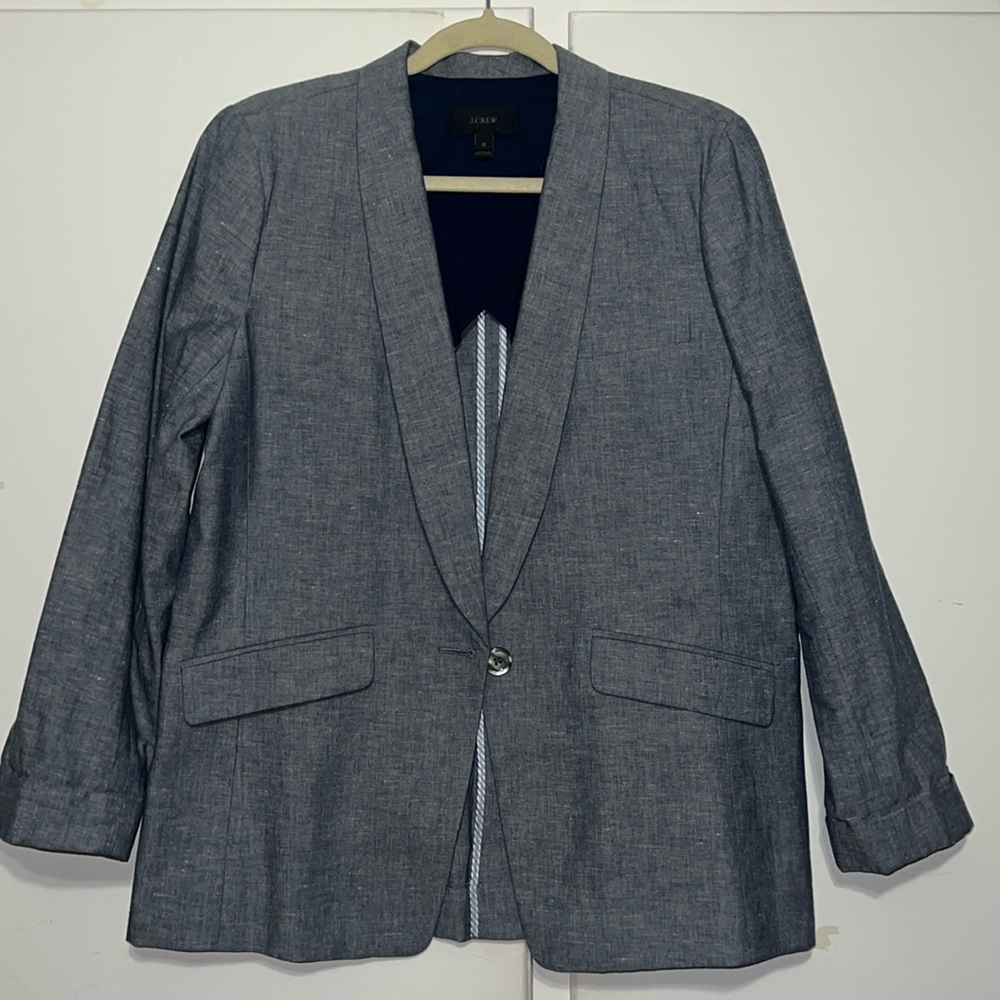 COPY - Linen J. Crew Blazer